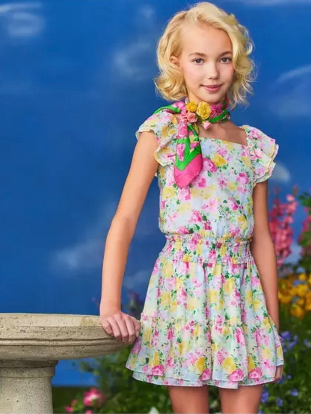 Janie & Jack Floral Set